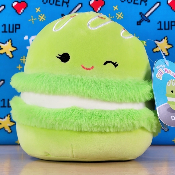 Squishmallow Donnelly the Macaron 7" UltraSoft Food Squad Toy Plush NWT - Picture 1 of 6